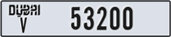 dubai - code - V - number -53200
