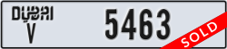 dubai - code - V - number -5463