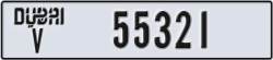 dubai - code - V - number -55321