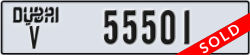 dubai - code - V - number -55501