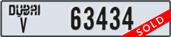 dubai - code - V - number -63434