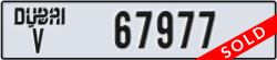 dubai - code - V - number -67977