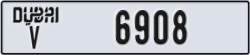 dubai - code - V - number -6908