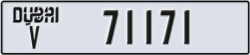 dubai - code - V - number -71092