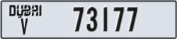dubai - code - V - number -73177