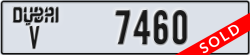 dubai - code - V - number -7460