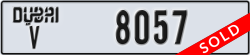 dubai - code - V - number -8057