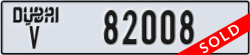 dubai - code - V - number -82008