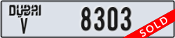dubai - code - V - number -8224