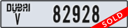 dubai - code - V - number -82928