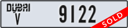 dubai - code - V - number -9122