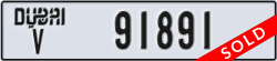 dubai - code - V - number -91891