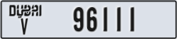 dubai - code - V - number -96111