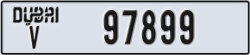 dubai - code - V - number -97899