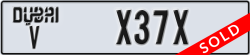 dubai - code - V - number -X37X