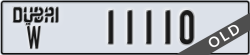 dubai - code - W - number -11110