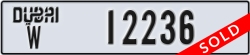 dubai - code - W - number -12236