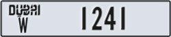 dubai - code - W - number -1241