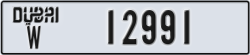 dubai - code - W - number -12912