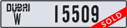dubai - code - W - number -15509