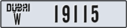 dubai - code - W - number -19115