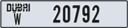 dubai - code - W - number -20792