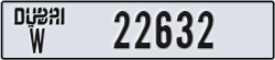 dubai - code - W - number -22553