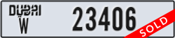 dubai - code - W - number -23406