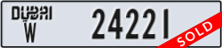 dubai - code - W - number -24221