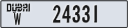 dubai - code - W - number -24331