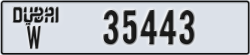 dubai - code - W - number -35443