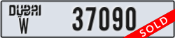dubai - code - W - number -37090