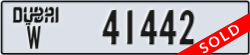 dubai - code - W - number -41442