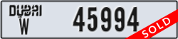 dubai - code - W - number -45994