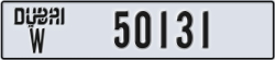 dubai - code - W - number -50131