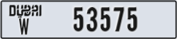 dubai - code - W - number -53496