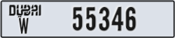 dubai - code - W - number -55346