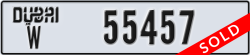 dubai - code - W - number -55457