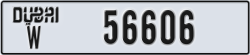 dubai - code - W - number -56606