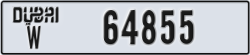 dubai - code - W - number -64855