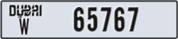 dubai - code - W - number -65767