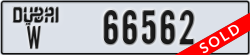 dubai - code - W - number -66562