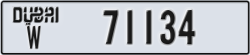 dubai - code - W - number -71055