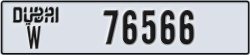 dubai - code - W - number -76566