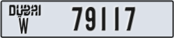 dubai - code - W - number -79117