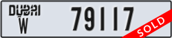 dubai - code - W - number -79117
