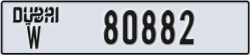 dubai - code - W - number -80882