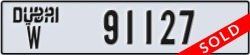 dubai - code - W - number -91127