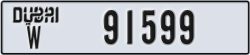 dubai - code - W - number -91599