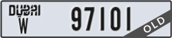 dubai - code - W - number -97101